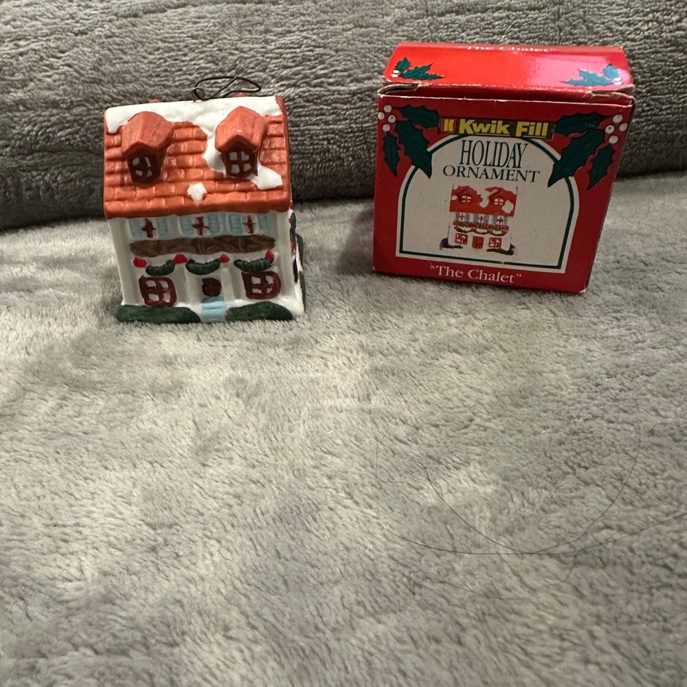 Kwik Fill 1993 The Chalet‎ Holiday Ornament Collection